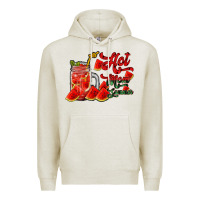Oatmeal Heather hot mom summer watermelon Premium Hoodie - RacoonDesign