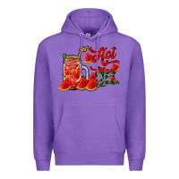 Purple hot mom summer watermelon Premium Hoodie - RacoonDesign