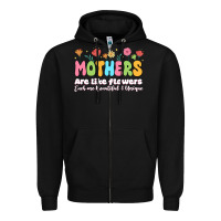 Black mothers are like flowers Zipper Hoodie - JahusDesignShop
