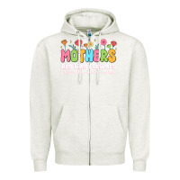 Oatmeal Heather mothers are like flowers Zipper Hoodie - JahusDesignShop