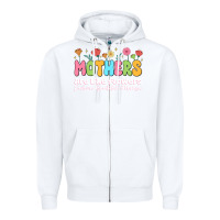 White mothers are like flowers Zipper Hoodie - JahusDesignShop