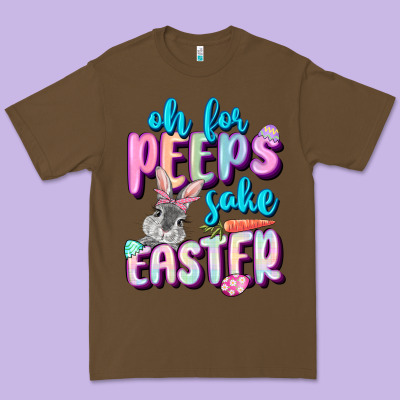 Oh For Peeps Sake Easter Day Premium Tee Designed By Cowgirlartshop