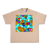 Burro Pride lgbtq ice cream and sunflowers seamless Urban Heavy Tee - BundleAndBundleShop