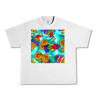 Lunar Rock Pride lgbtq ice cream and sunflowers seamless Urban Heavy Tee - BundleAndBundleShop