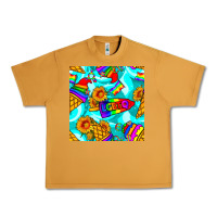 Peanut Butter Pride lgbtq ice cream and sunflowers seamless Urban Heavy Tee - BundleAndBundleShop