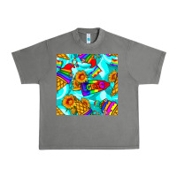 Tornado Pride lgbtq ice cream and sunflowers seamless Urban Heavy Tee - BundleAndBundleShop