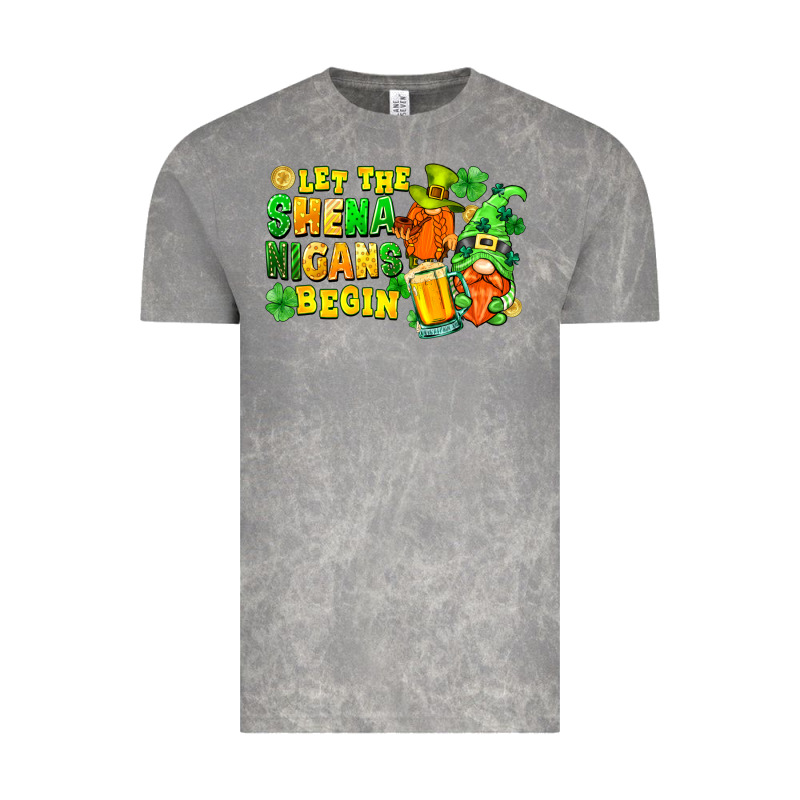 Let The Shenanigans Begin St. Patrick's Day Vintage Tee by FaDigitalArtStudio | Teevron