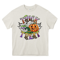 Cream trick or treat Heavy Core Tee - CowGirlArtShop