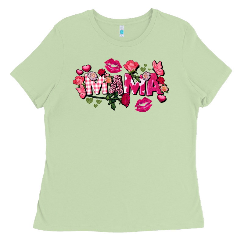 Valentine's Day Mama Ladies Tee by FaDigitalArtStudio | Teevron