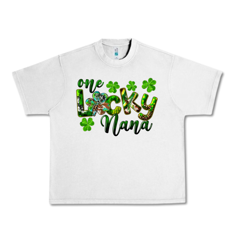 St. Patrick's Day One Lucky Nana Urban Heavy Tee by RanaPortraitStore | Teevron
