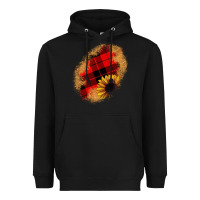 Black sunflower Christmas patch Heavyweight Hoodie - JahusDesignShop
