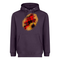 Plum sunflower Christmas patch Heavyweight Hoodie - JahusDesignShop