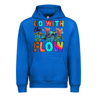 Cobalt go with the flow Urban Hoodie - RanaPortraitStore