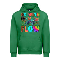 Emerald go with the flow Urban Hoodie - RanaPortraitStore