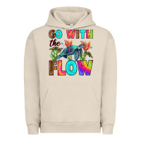 Pigment French Oak go with the flow Urban Hoodie - RanaPortraitStore