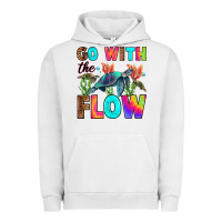 Pigment Lunar Rock go with the flow Urban Hoodie - RanaPortraitStore