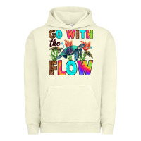 Pigment Pistachio go with the flow Urban Hoodie - RanaPortraitStore