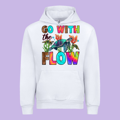 Go With The Flow Urban Hoodie Designed By Ranaportraitstore