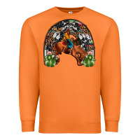 Carrot rodeo cowboy rainbow Premium Sweatshirt - JahusDesignShop