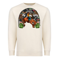 Sandshell rodeo cowboy rainbow Premium Sweatshirt - JahusDesignShop