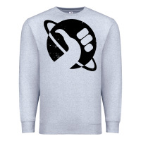 Heather Grey hitchhike Premium Sweatshirt - baoMotion