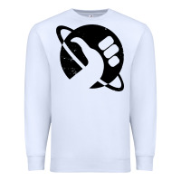 White hitchhike Premium Sweatshirt - baoMotion