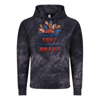 Cloud Black home of the free because of the brave Vintage Hoodie - BundleAndBundleShop