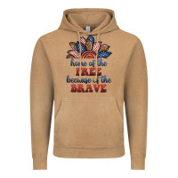 Vintage Camel home of the free because of the brave Vintage Hoodie - BundleAndBundleShop