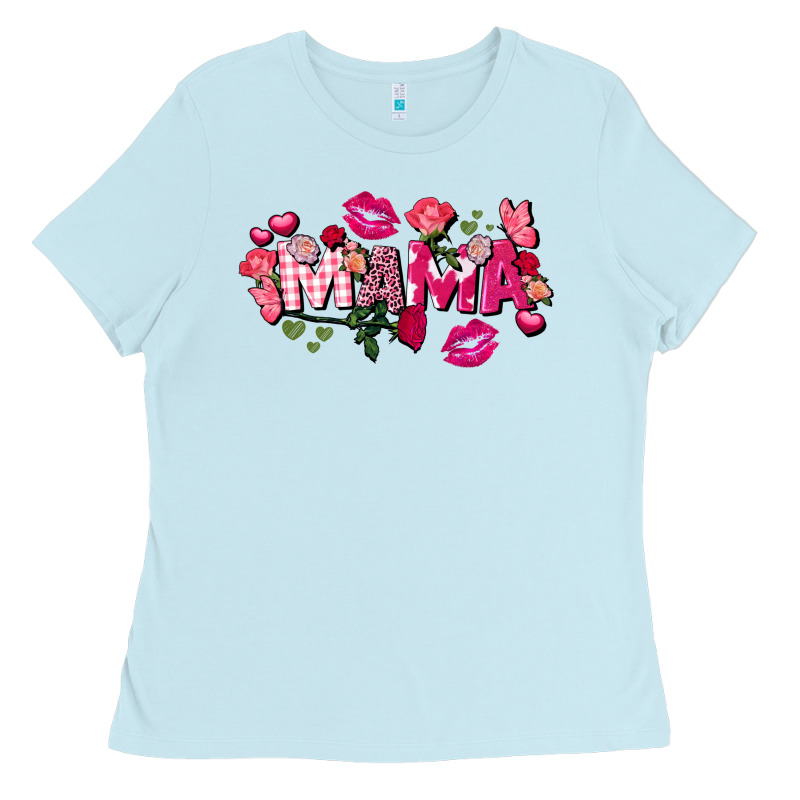 Valentine's Day Mama Ladies Tee by FaDigitalArtStudio | Teevron