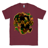 Burgundy Hope black history Classic Tee - HowdyJamesFarm