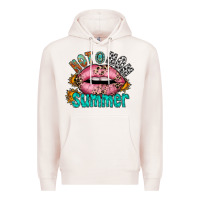 Pale Pink hot mom summer Premium Hoodie - RacoonDesign