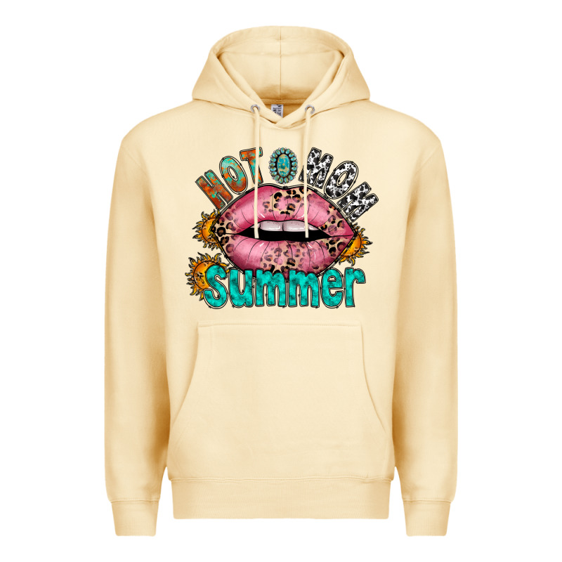 Hot Mom Summer Premium Hoodie by RacoonDesign | Teevron
