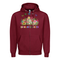 Burgundy grandma garden birth month flower Zipper Hoodie - JahusDesignShop