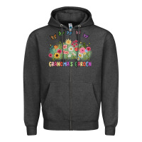 Charcoal Heather grandma garden birth month flower Zipper Hoodie - JahusDesignShop