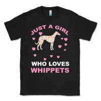 Black Just A Girl Who Loves Whippets Classic Tee - Bettercallsaul