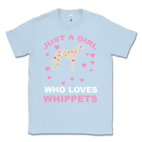 Dusty Blue Just A Girl Who Loves Whippets Classic Tee - Bettercallsaul