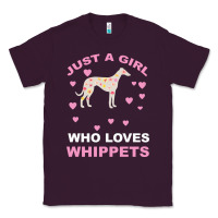 Plum Just A Girl Who Loves Whippets Classic Tee - Bettercallsaul