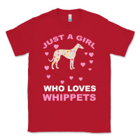 Red Just A Girl Who Loves Whippets Classic Tee - Bettercallsaul
