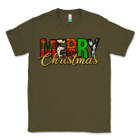 Army Green merry christmas western Classic Tee - Jasminsmagicworld