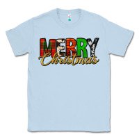 Dusty Blue merry christmas western Classic Tee - Jasminsmagicworld