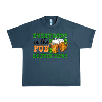 Midnight Navy everybody in the pub gettin tipsy Urban Heavy Tee - FaDigitalArtStudio