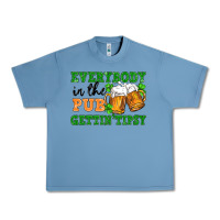 Pebble Blue everybody in the pub gettin tipsy Urban Heavy Tee - FaDigitalArtStudio