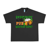 Pigment Black everybody in the pub gettin tipsy Urban Heavy Tee - FaDigitalArtStudio