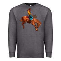 Charcoal Heather cowboy rodeo Premium Sweatshirt - JahusDesignShop