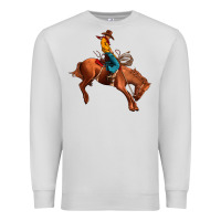 Dove Grey cowboy rodeo Premium Sweatshirt - JahusDesignShop