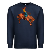 Navy cowboy rodeo Premium Sweatshirt - JahusDesignShop