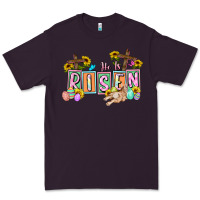 Plum He is risen Easter  Easter Day Premium Tee - CowGirlArtShop