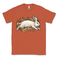 Copper Bunny Rabbit leopard Easter Day Classic Tee - HowdyJamesFarm