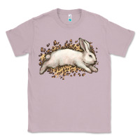 Lilac Bunny Rabbit leopard Easter Day Classic Tee - HowdyJamesFarm