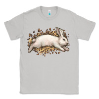 Moon Dust Bunny Rabbit leopard Easter Day Classic Tee - HowdyJamesFarm